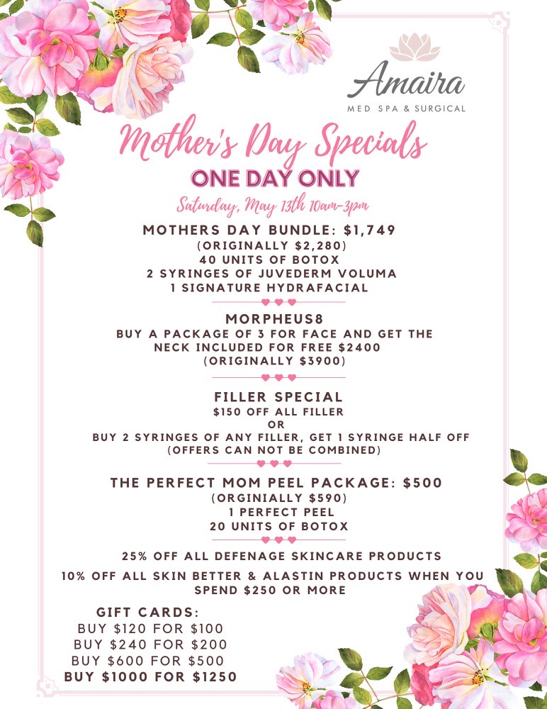 MOTHERS DAY - Amaira med spa - Card